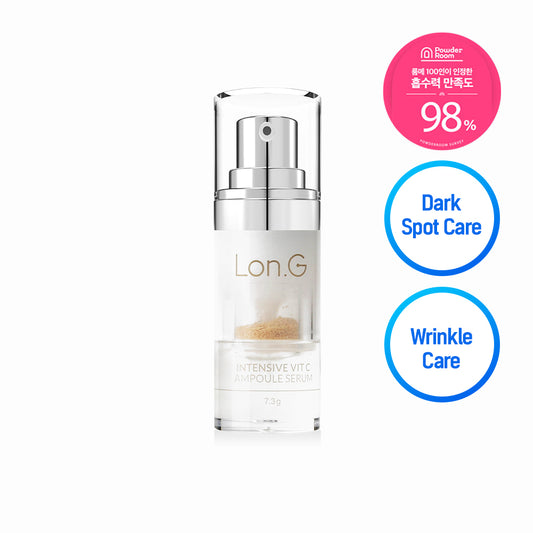 Serum dưỡng da chuyên sâu K-Beauty Lon.G Intensive Vit C Ampoule (Bộ sản phẩm đơn) glutathione 7.3g 