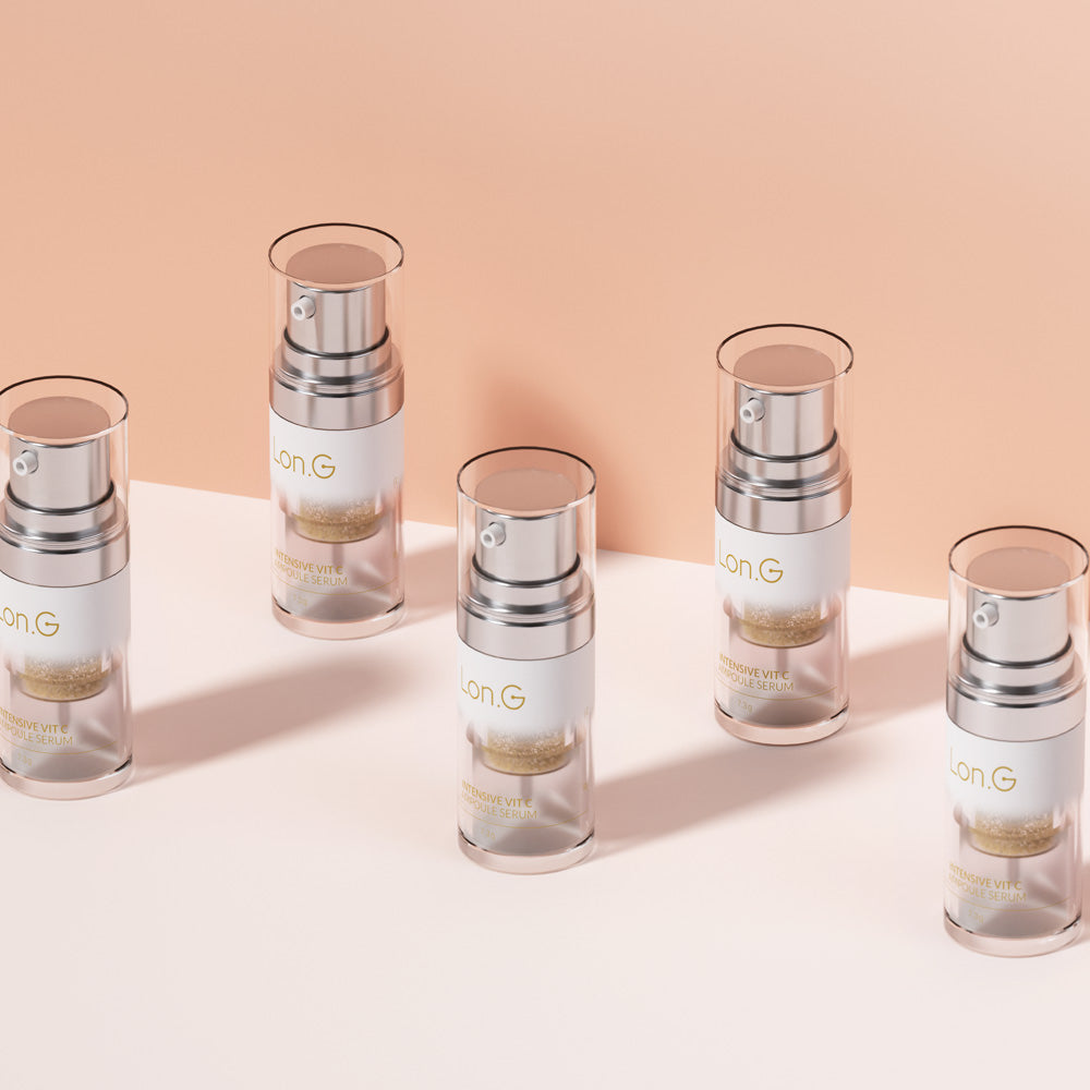 Bộ sản phẩm K-Beauty Lon.G Intensive Vit C Ampoule Serum 5 tuần 7.3g*5 sản phẩm 