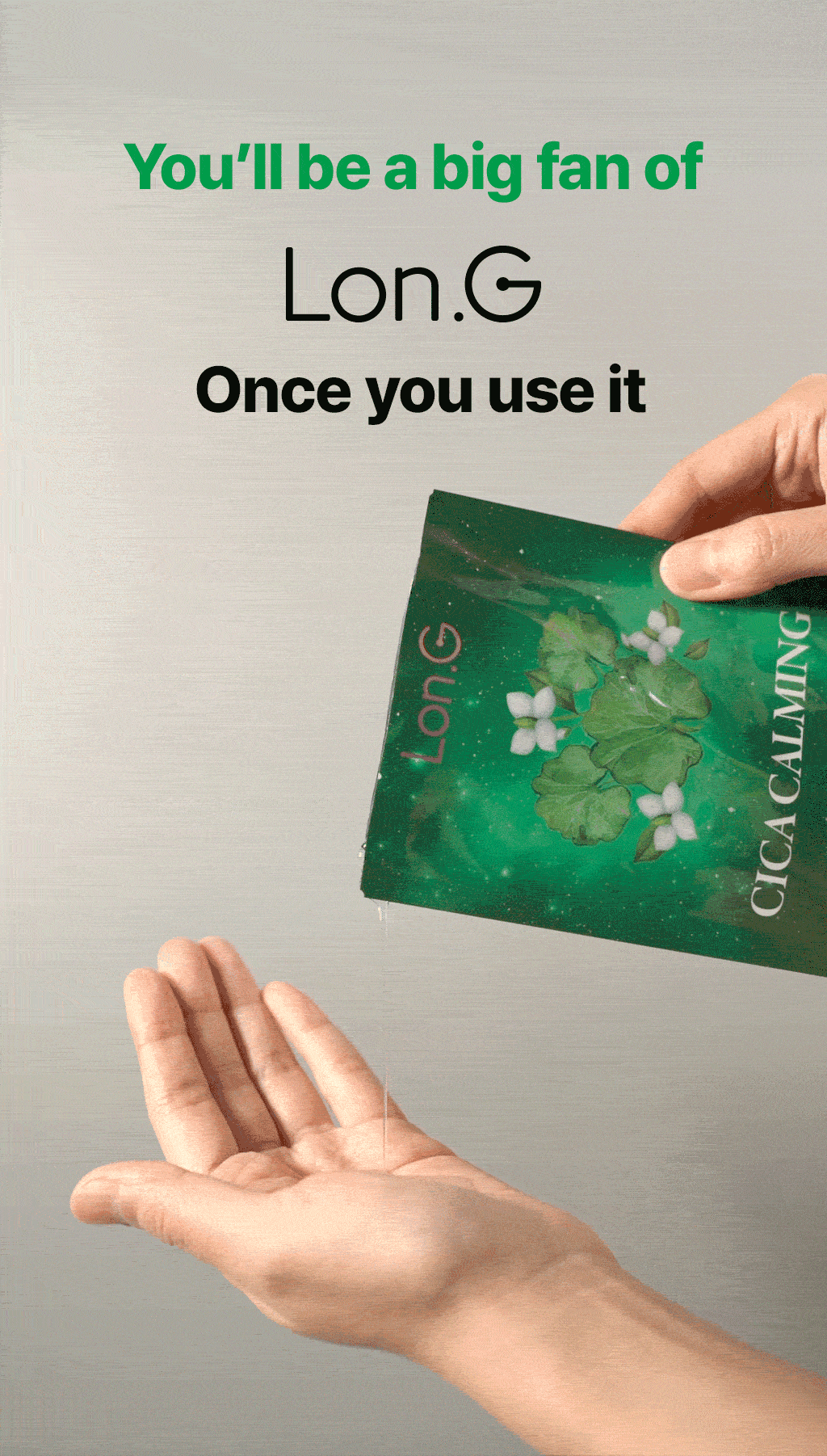 Mặt nạ giấy Lon.G Authentic Glow - Cica Calming 